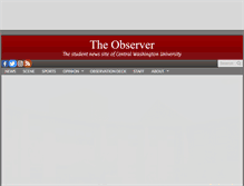 Tablet Screenshot of cwuobserver.com